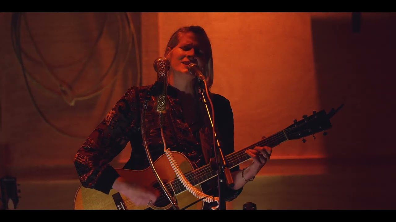 Shook Twins performing on the Dharma Barn stage